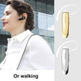 thumbnail image 4 of ziyahi Single Ear Wireless Headset Accessories Universal Audio Accessory Clear Stereo Earphone Kit Sound Output Device Birthday Gift gold, 4 of 6