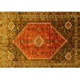 thumbnail image 1 of Ahgly Company Machine Washable Indoor Rectangle Persian Yellow Traditional Area Rugs, 8' x 10', 1 of 4