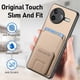 thumbnail image 5 of For Xiaomi Poco F7 Pro 5G Xiaomi Redmi K80 5G Case Card Holder Carbon Fiber Texture Leather Coated T, 5 of 5