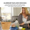 thumbnail image 3 of HEATSHAKING 1Pcs Bento Bag Washable Paper Bag Rectangular For Snack Storage, 3 of 8
