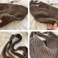 thumbnail image 4 of Bolso de hombro de punto suave YONGSHENG color sólido Gran capacidad, 4 of 5