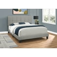 thumbnail image 2 of Monarch Specialties Bed - Queen Size, Grey Linen, 2 of 4