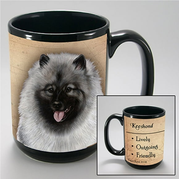 MY FAITHFUL FRIEND KEESHOND COFFEE CUP MUG PET DOG GIFT