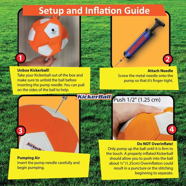 Ballon De Football Courbé Taille 4 – 20 Cm, Effet Curve, EVA + Caoutchouc, Avec Pompe – Pour Enfants 6-12 Ans