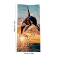 thumbnail image 3 of Dongrere Beach Backpack Bag and Beach Towel All-in-One Drawstring Beach Towel Bag, 3 of 6