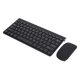 thumbnail image 4 of BRILLAR Juego de teclado inalámbrico y ratón, miniaccesorios silenciosos ultradelgados para ordenador de oficina en casa, 2,4G (negro), 4 of 10