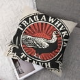 thumbnail image 7 of nygtbtfer Throw Pillow Cover ，Eastern Wild Turkey Square Throw Pillow Cases，Wild Thanksgiving Bird Farm Poultry Polyester Throw Cushion Covers For Couch Sofa White, 7 of 7