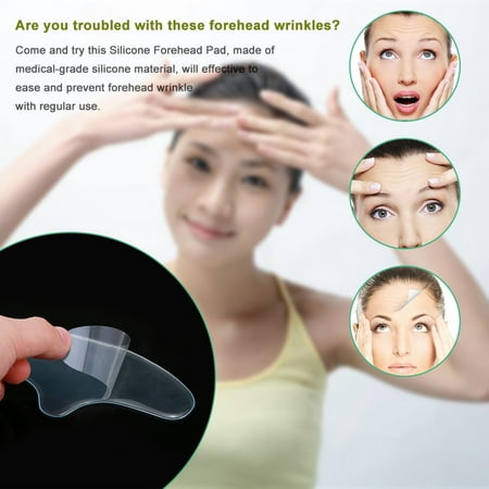 Anti Wrinkle Facial Pad Set Reusable Medical Grade Silicone Forehead Nasolabial Folds Anti-aging Mask Prevent Face (Best Way To Reduce Forehead Wrinkles)