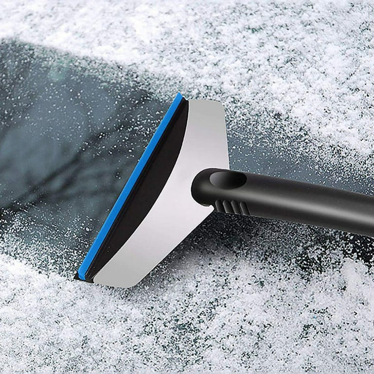 Jolly Winter Car Snow Ice Scraper, Heavy-Duty Snows Scrape Remover with Handle, for Car Windshield Window Glass, Frost Scraping, Size: 25, Gray