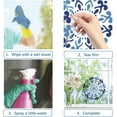 thumbnail image 5 of 1set 4PCS Flower of Life Static Window Decals Sticker Glass Clings Sliding Door Non Adhesive Vinyl Film Home Decals for Windows Prevent Stop Birds Dogs Pets Strikes, 5 of 8
