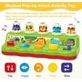 thumbnail image 2 of Baby Toys 6 to 12 Months, Musical Pop-Up Cause and Effect Toy with Light & Music for 12-18 Months, Learning Educational Infant Toys, 2 of 7