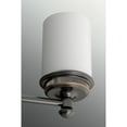 thumbnail image 2 of Progress Lighting Glide Collection 3-Light Bath Vanity Rubbed Bronze Wall Light with Etched Opal Glass Shade, 2 of 7
