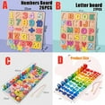 thumbnail image 2 of 1PC Montessori Early Educational Toy Wooden Toys For Kids Board Matching Puzzle Game, 2 of 6