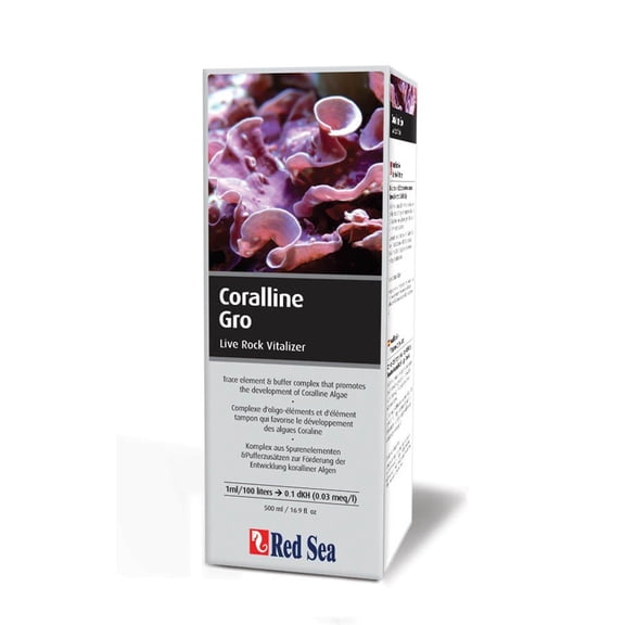 RED SEA KH CORALLINE GRO 500ML 16.9OZ LIVE ROCK VITALIZER SUPPLEMENT