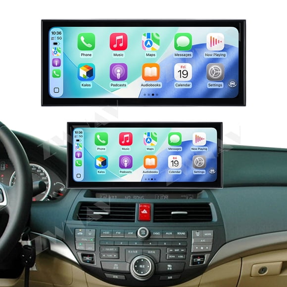 ZWNAV Radio de Voiture Android 15 Grand Écran 15,8 Pouces pour Honda Accord 7e 2003-2008 Lecteur Vidéo Multimédia HD, navigation GPS DSP Stéréo