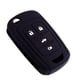 thumbnail image 4 of Lemsa - 2 Fundas De Goma De Silicona Para Mando A Distancia Con Tapa Para Mando A Distancia, Protector Sin Llave, Soporte Para Bolsa Para Chevrolet Camaro Cruze Chevy Equinox Sonic Terrain Key Fob Neg, 4 of 5