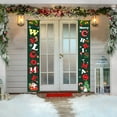 thumbnail image 1 of Fiudx Artículos en oferta con ofertas flash Cortinas para puertas con coplas navideñas, decoraciones para fiestas, fondos para pancartas, pancartas navideñas, decoraciones colgantes, 1 of 6