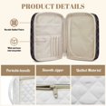 thumbnail image 6 of Pzuqiu Lion Bible Book Holder Bag for Women Large Bible Cover Church Bag Tote Bags Quilted Bibles Protective with Durable Handle&Pocket Ideal for Baptism Christenings, 6 of 7