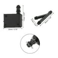thumbnail image 6 of Unique Bargains Windshield Wiper Washer Nozzle Spray Jet Fit for Volkswagen Crafter Plastic Rubber Black 1 Set, 6 of 6