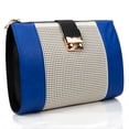 thumbnail image 4 of Women's Vegan Leather Crossbody Clutch Purse with Unique Pinch Lock and Detachablestrap, 4 of 4