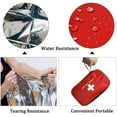 thumbnail image 6 of Yirtree 2 Pack Safe Emergency Mylar Thermal Blankets Designed for NASA Outdoors Survival First Aid Silver, 6 of 8