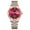 LOVE rose red, variant on Women Calendar Week Vintage Japanese Automatic Self-Winding Mechanical Movement 8205 Sapphire Crystal Wrist Watch Stainless Steel Luminous Diamond Clock