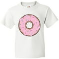 thumbnail image 3 of Inktastic Pink Donut, Donut With Colorful Sprinkles, Frosting Youth T-Shirt, 3 of 5