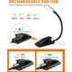 thumbnail image 5 of opciones de color para leer en la cama, con niños y para acampar. Luz de libro recargable por USB de 7 LED con 9 modos de iluminación, 5 of 5