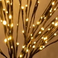 thumbnail image 4 of Luces de rama de ramita de sauce creativas, decoración navideña para el hogar, Noel Kerst, Año Nuevo, 2024, 20 LED, 2023, 4 of 4