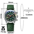 thumbnail image 2 of ADDIESDIVE Watches for Men, Luxury Chronograph Analog Quartz Watch 100M Dive Watch Japanese VK64 Movement, Luminous 316L Stainless Steel Industrial Vintage Sport Watch with Panda Dial, 2 of 8