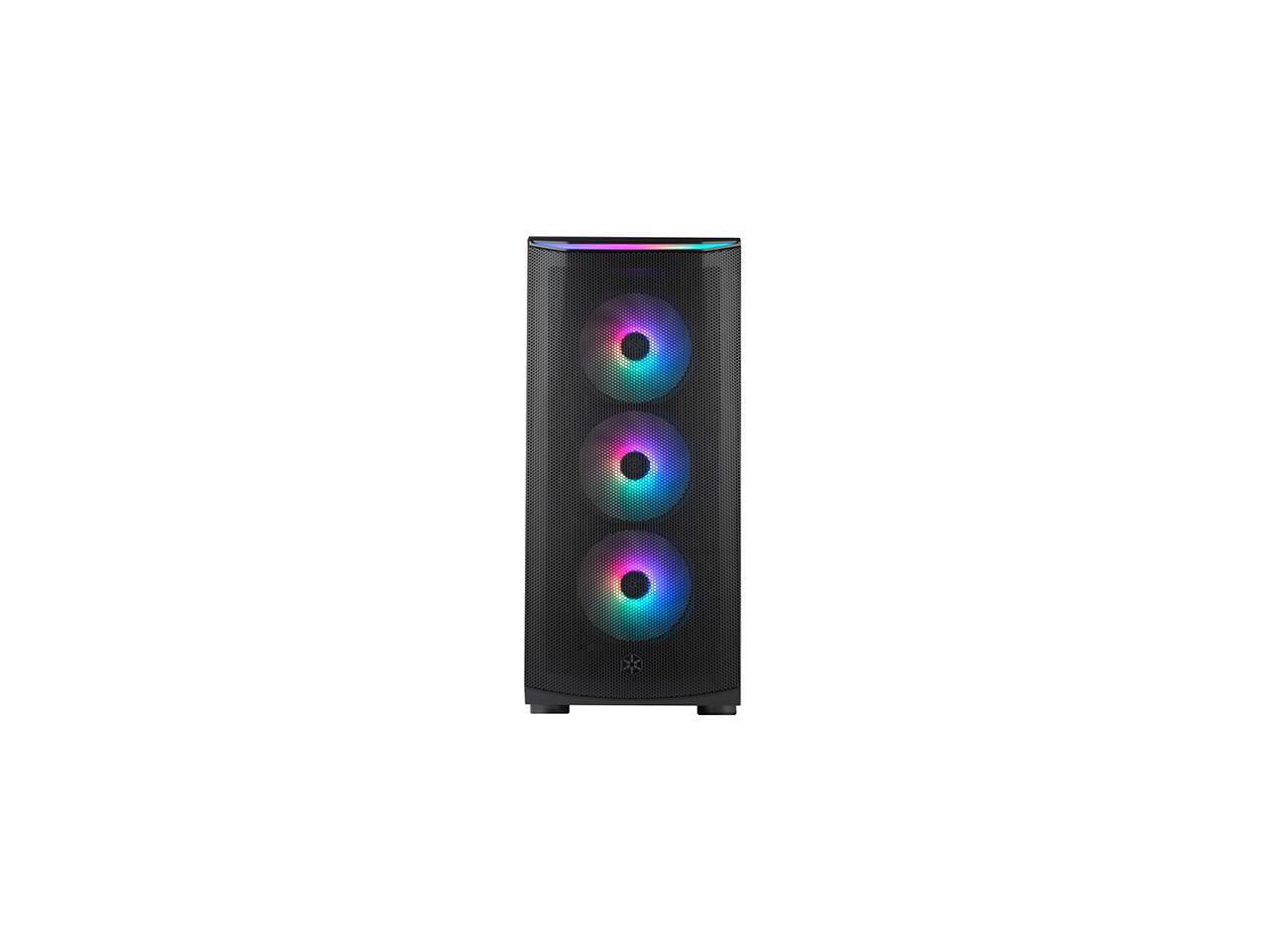 Silverstone FARA 512Z High airflow ATX mid-tower chassis with dual radiator support and ARGB lighting