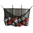 thumbnail image 4 of Bolsa de almacenamiento para piscina de alta resistencia, organizador de flotador gigante ajustable para piscina, para 30 libras de flotadores grandes, juguetes, balsas, fideos y pelotas dep, 4 of 5