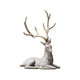 thumbnail image 2 of Escultura de resina con forma de ciervo para decoración navideña, adornos de reno para dormitorio, sala de estar, escritorio, regalos, luz, 1 * ¡Liquidación de decoración!, 2 of 8