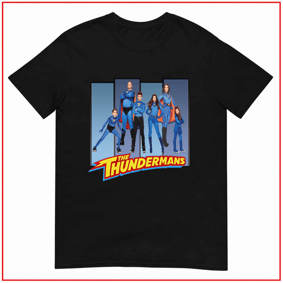 Thundermans Superhero Nickelodeon TV Show Family Unisex T Shirt V15610 Size S- 5XL