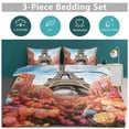 thumbnail image 6 of Eiffel Tower Bedding Sets Twin Duvet Cover 3 Piece Cute Bed Set for Boys Girls Kid, 6 of 6