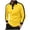 Yellow, variant on XDZJLR Polo Shirts For Men Color Blocked Button Up Collar Sportswear With Long Sleeved Design Long Sleeved T Shirt Classic Mens Polo Shirt S-3Xl
