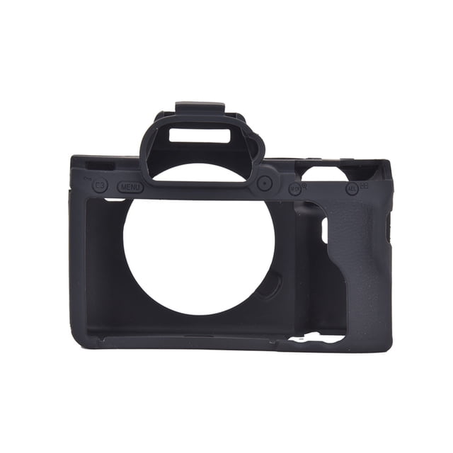 Cubierta Protectora de la Caja de la Cámara de Silicona Para A7 III A7R3, Protector de Cámaina Suave para Ajuste, Lavable Y Resistente, Negro