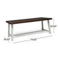 thumbnail image 3 of Addilynn Outdoor Wood and Wicker 8 Seater Dining Set, Dark Brown and Multibrown, 3 of 10