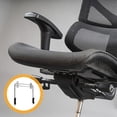 thumbnail image 1 of Phenofice Swivel Chair Footrest Rack Silver Iron Office Footrest 37.5X37.5X0.6In 1Pcs, 1 of 8