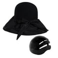 thumbnail image 2 of BAOSITY Adult Surf Bucket Hat Fishing Hat Fashionable Bike Hat Type for Biking Cycle Travel Women Black, 2 of 8