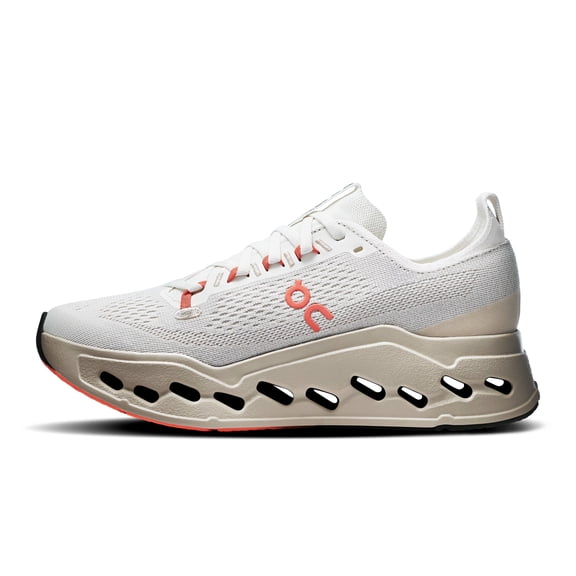 On Women's Cloudsurfer Max Ivory/Salmon 3WF30223297-7.5