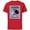 Red, variant on Disney Moana Adventurer Daughter of the Sea Retro Distressed - Short Sleeve Cotton T-Shirt for Adults - Customized-Black