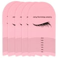 thumbnail image 2 of KAKOWELY 5pcs Eyelash Measuring Rulers Eyelash Stencil Ruler for Measuring Eyelashes Curling Degree Ruler Beauty Tools for Eyelash Extensions,2.44X"X1.38"X0.04", 2 of 5