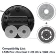 thumbnail image 2 of Replacement Mop Pads & Plates for Dreame L10S Pro, L20, X40 Ultra Robot Vacuums, 2 of 5