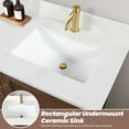 thumbnail image 6 of Tokyo 72" Double Bath Vanity in Aged Dark Brown Oak with Silk White Quartz Stone, 6 of 18