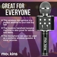thumbnail image 6 of Mockins Black Portable Karaoke Microphone | Mic with Built in Bluetooth Speaker | Compatible with IOS and Android Devices, 6 of 9