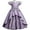 Purple, variant on Princess Dress Costume for Little Girl Puff Sleeves Blue Fancy Party Cosplay Outfit