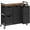 Rustic Brown + Black, variant on Laundry Sorter with 4 Section, 39 Gal. (147 L) Laundry Hamper with Wheels, Rolling Laundry Basket with Shelves, Pull-Out Detachable Bags, Side Pockets, White, Natural and Beige WNE14XY01N1