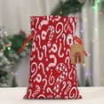 thumbnail image 4 of Fuzoiu Question Marks1 Print Christmas Gift Bag,Burlap Gift Bag with Drawstring Closure & Hang Tag,Perfect for Holidays, Birthdays, and Special Occasions-Small, 4 of 7