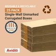 thumbnail image 3 of BOX USA 2488 Long Corrugated Boxes,24"x8"x8",Kraft,PK25, 3 of 6